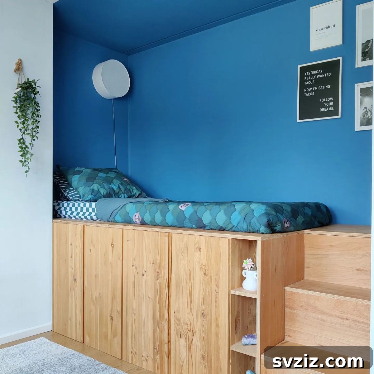 built in bed