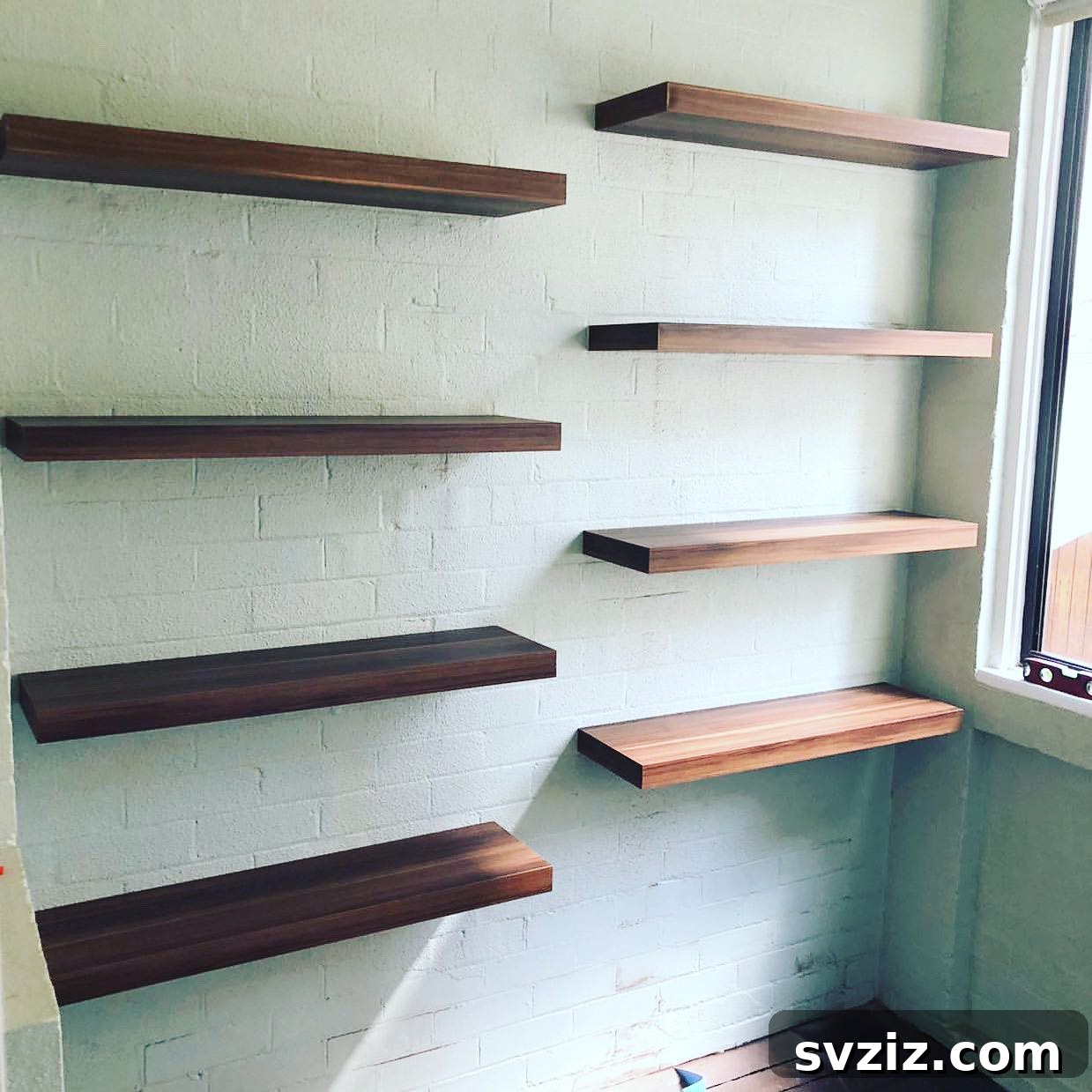 Utilize Floating Wall Shelves