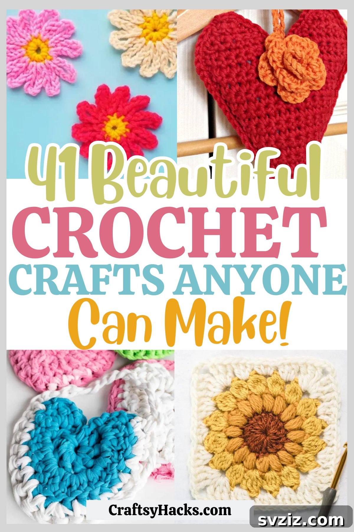 41 Delightfully Easy Crochet Makes 2 Beautiful Crochet Crafts