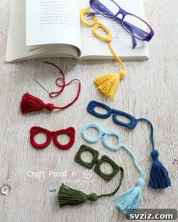 41 Delightfully Easy Crochet Makes 12 Eyeglasses Applique