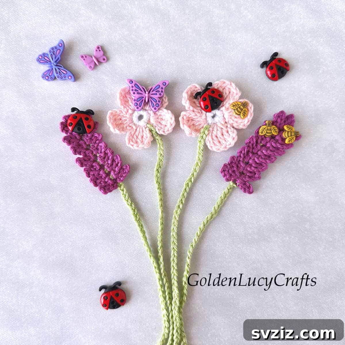 41 Delightfully Easy Crochet Makes 14 Flower Bookmark