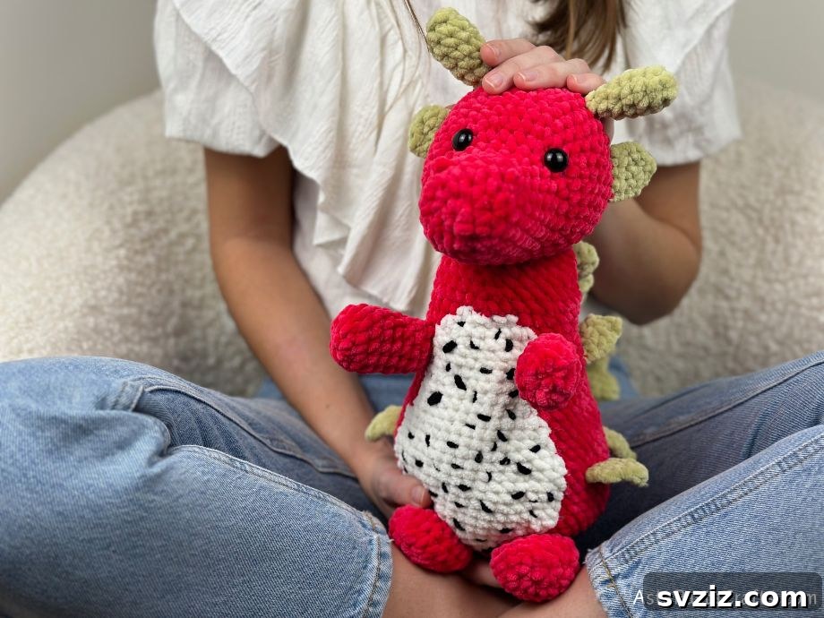 41 Delightfully Easy Crochet Makes 3 Dragon Fruit Dragon
