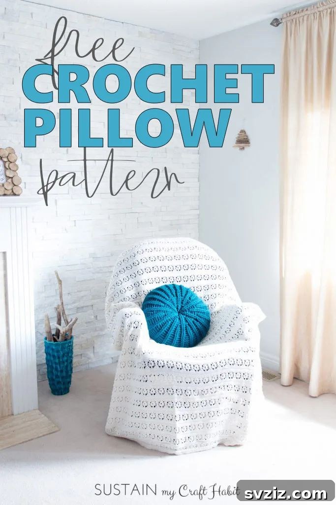 41 Delightfully Easy Crochet Makes 22 throw pillow