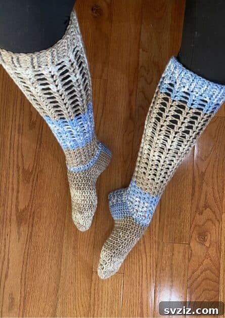 41 Delightfully Easy Crochet Makes 24 Knee-High Socks