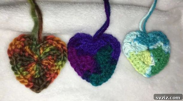 41 Delightfully Easy Crochet Makes 27 crochet hearts