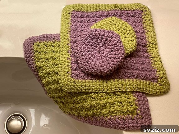 41 Delightfully Easy Crochet Makes 29 Wash and Scrub Set