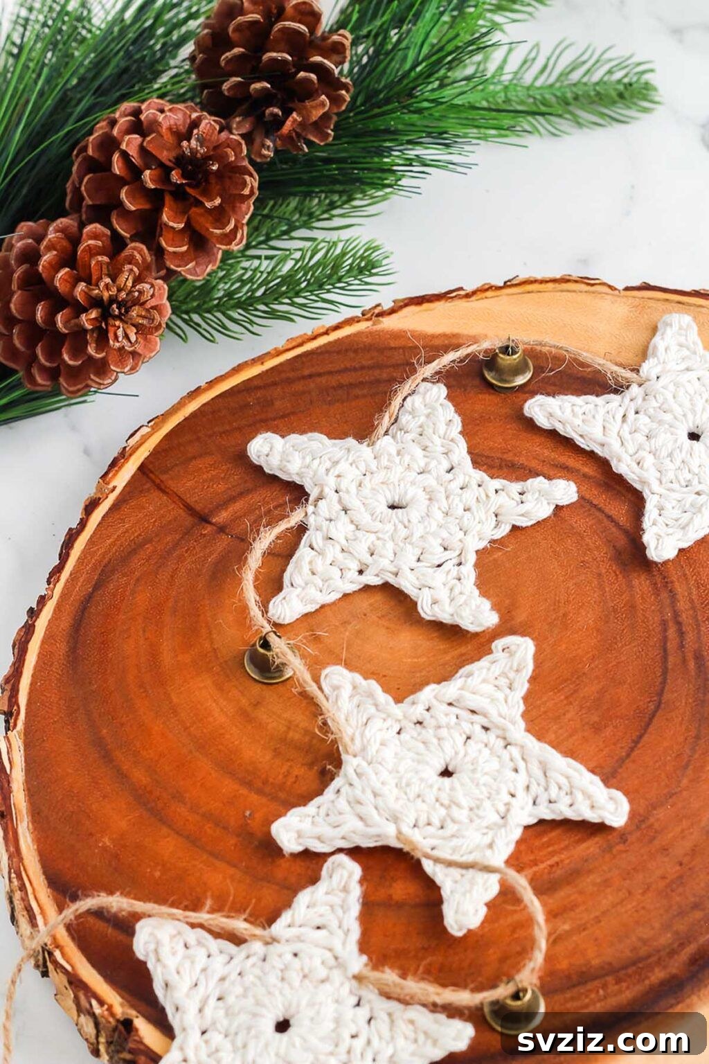 41 Delightfully Easy Crochet Makes 42 star garland