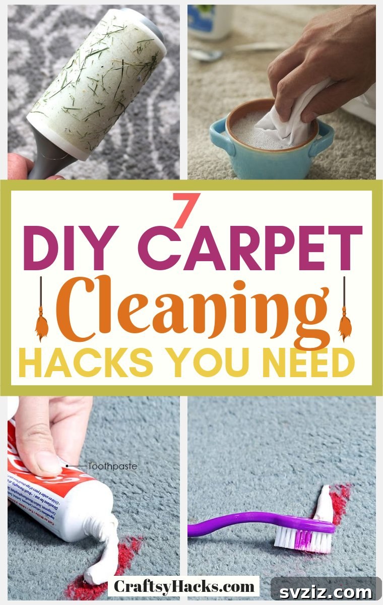 7 Game-Changing DIY Carpet Cleaning Solutions 2 DIY Carpet Cleaning Hacks