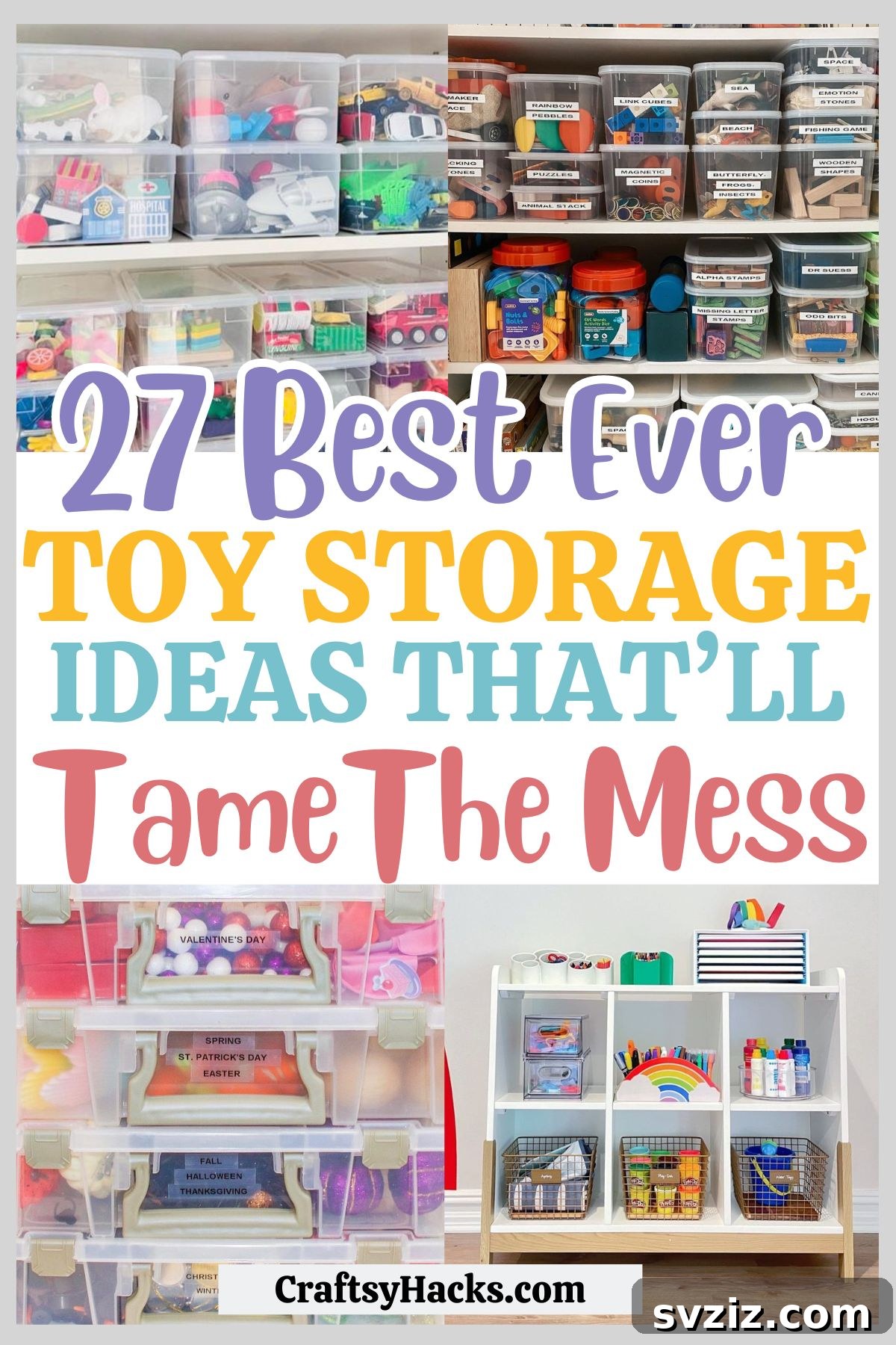 Smart Solutions to End Toy Mess Once and for All 2 best Toy Storage Ideas