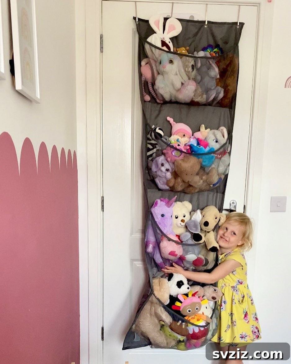 Smart Solutions to End Toy Mess Once and for All 17 Door Hanging Storage