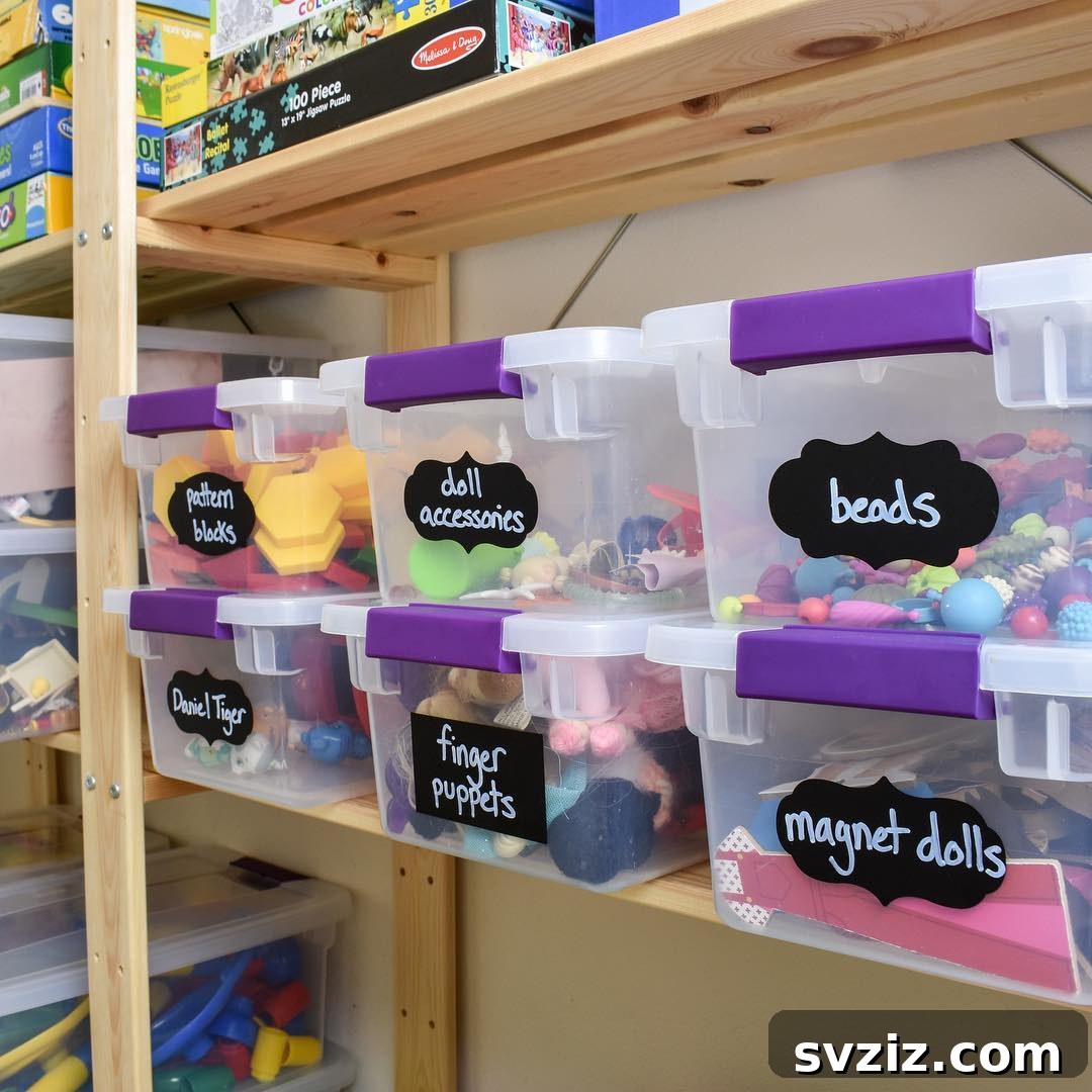 Smart Solutions to End Toy Mess Once and for All 7 Plastic Containers