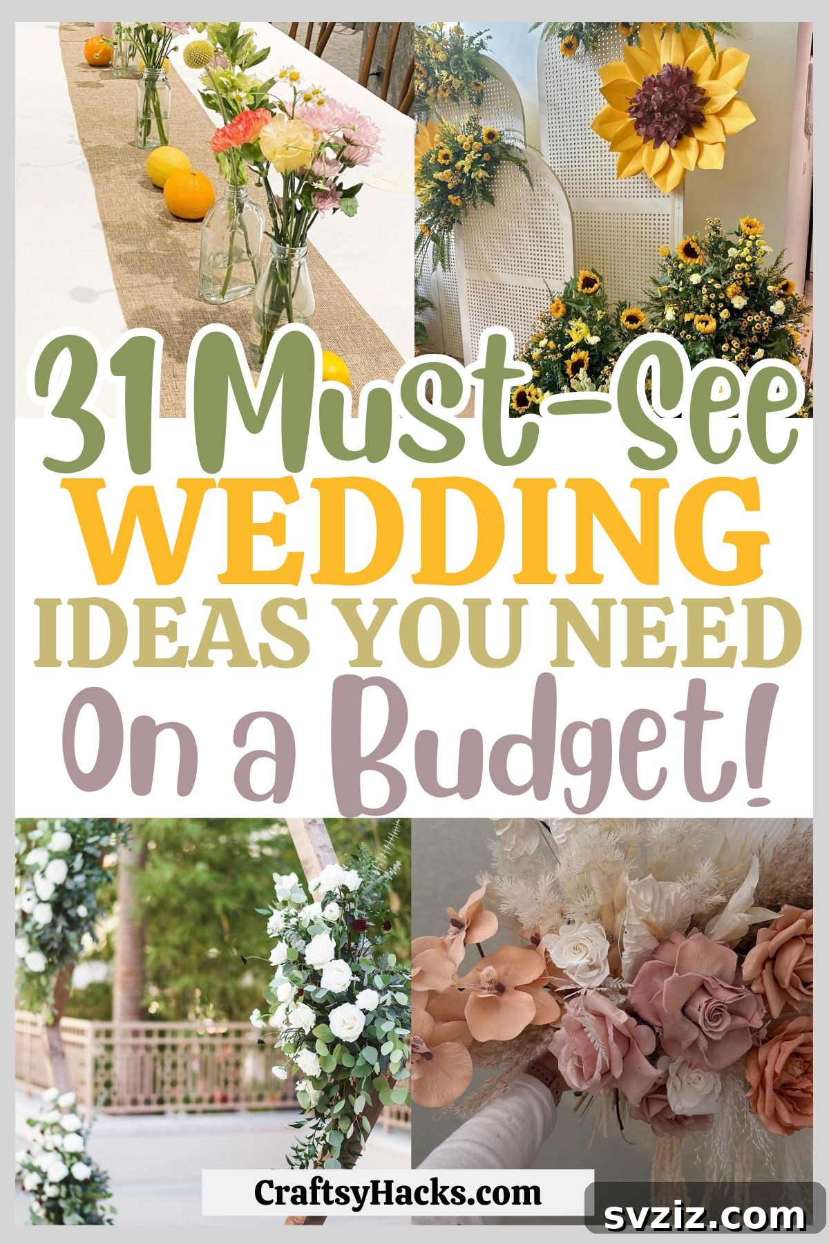 Frugal Fabulous Wedding Decor Hacks for Any Budget 2 Wedding decor Ideas on a Budget