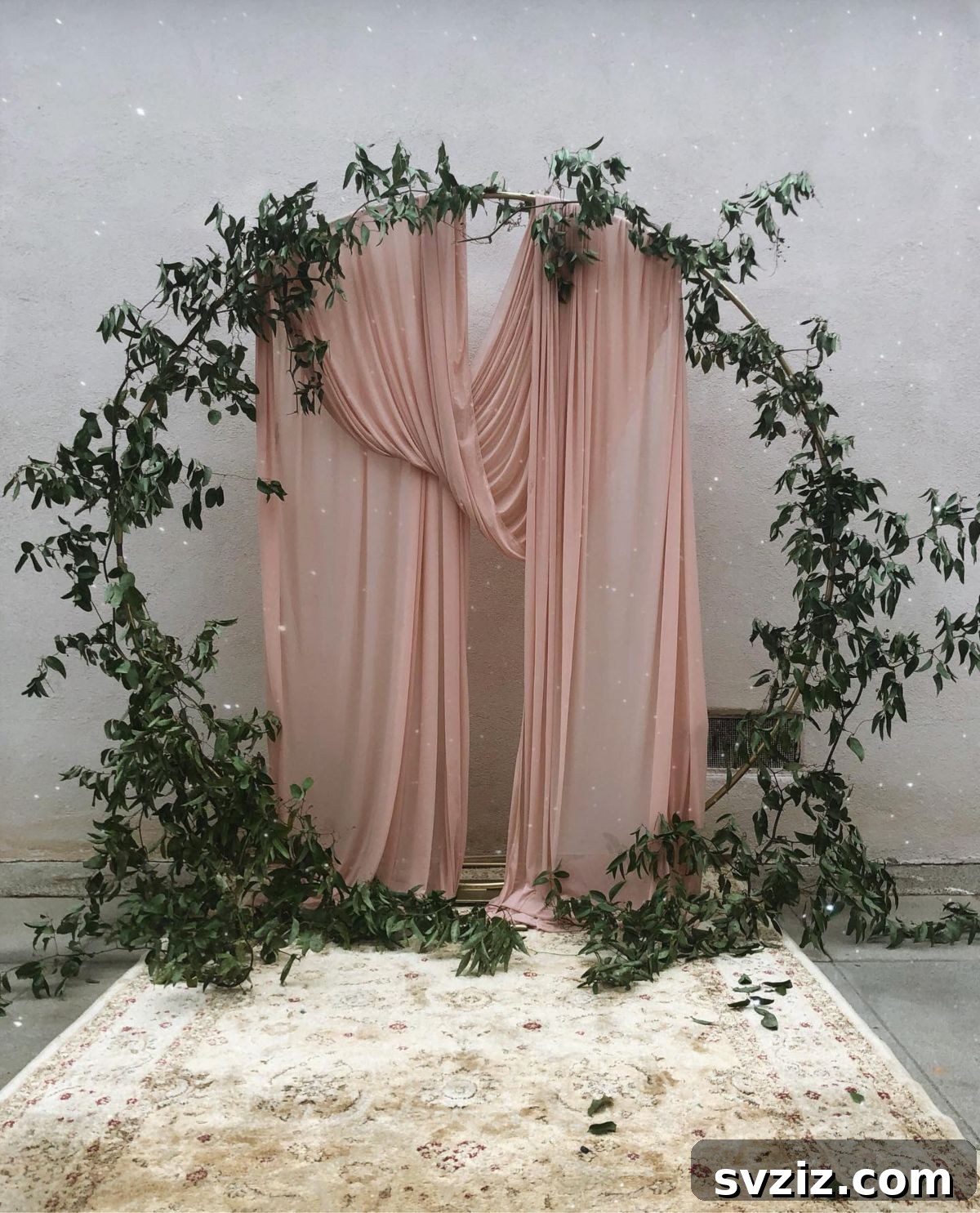 Frugal Fabulous Wedding Decor Hacks for Any Budget 16 Fabric Draping Backdrop