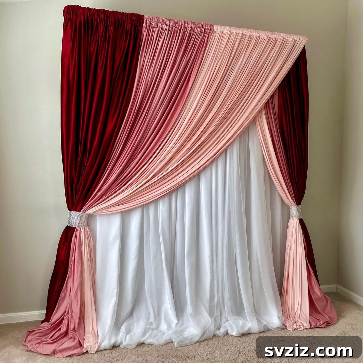 Frugal Fabulous Wedding Decor Hacks for Any Budget 3 DIY Backdrop