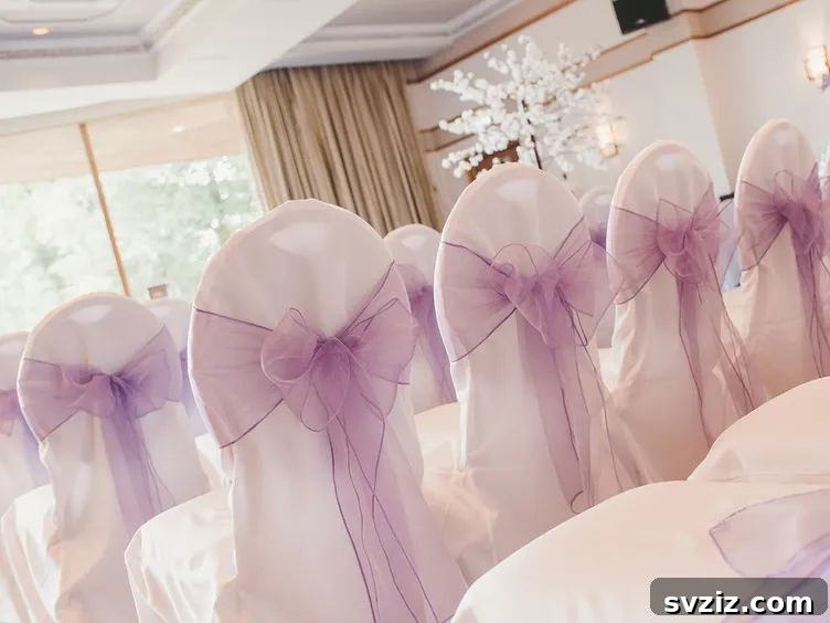 Frugal Fabulous Wedding Decor Hacks for Any Budget 26 DIY Chair Sash