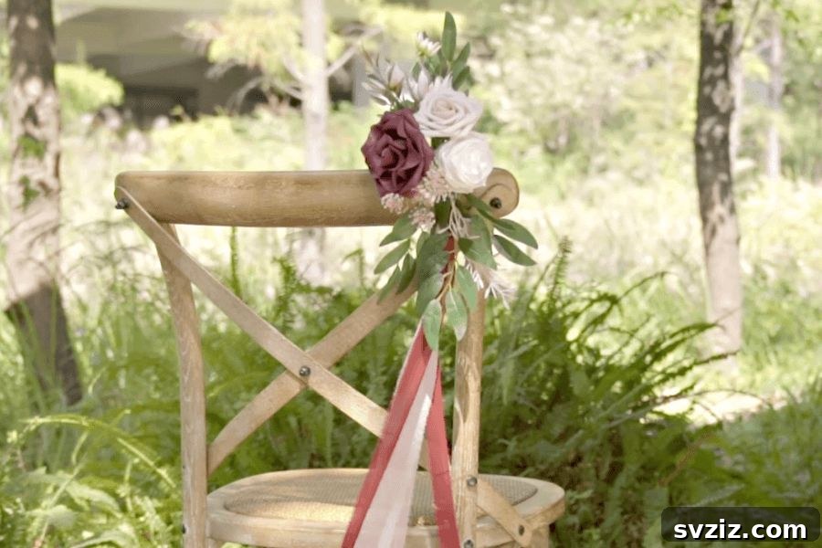 Frugal Fabulous Wedding Decor Hacks for Any Budget 10 DIY Aisle Décor for Chairs