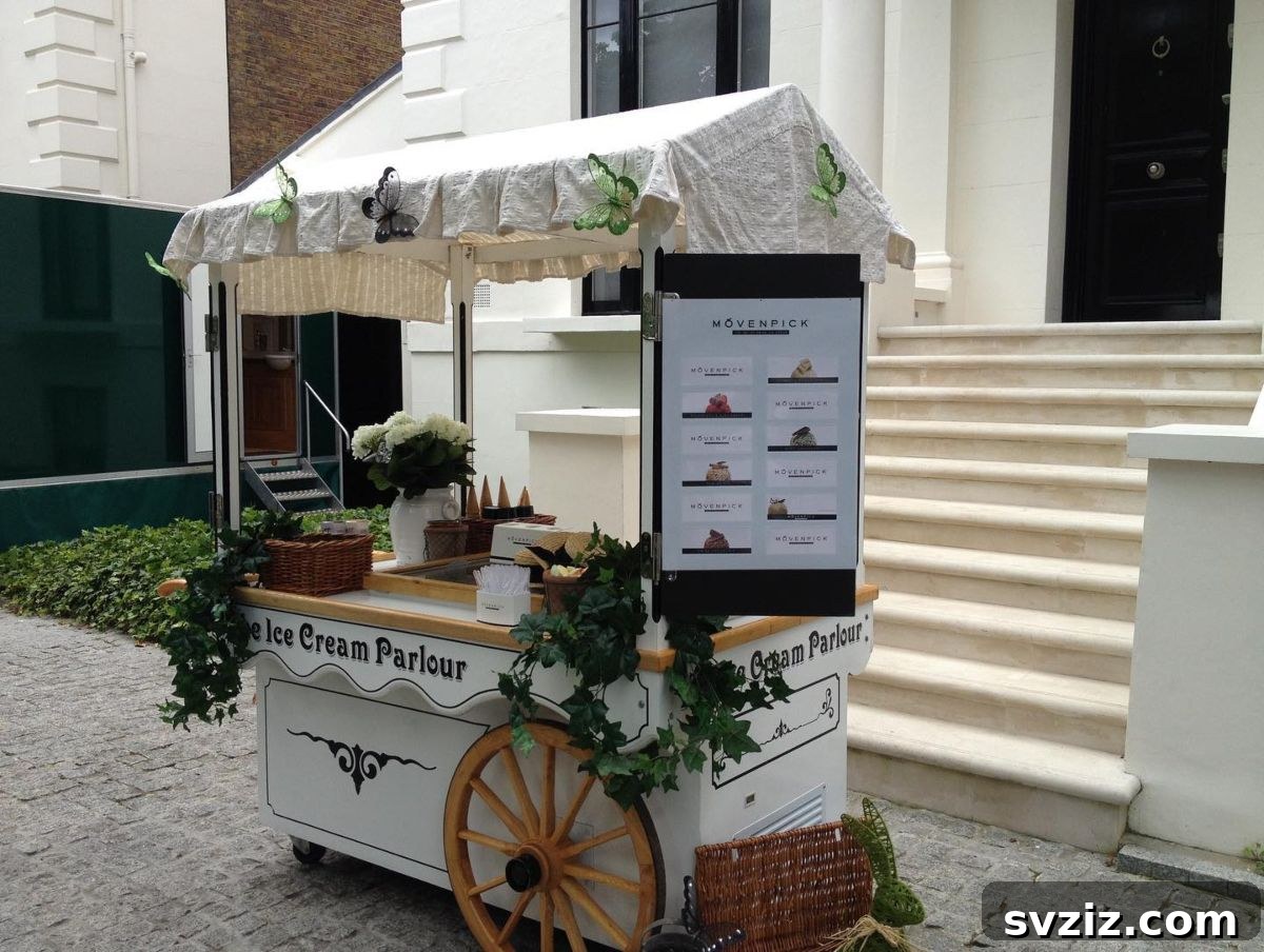Easy Breezy Weddings: Ideas for Unfussy Couples 17 Ice Cream Cart Hire