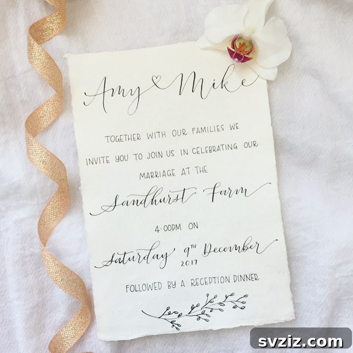 Easy Breezy Weddings: Ideas for Unfussy Couples 30 handwritten menu