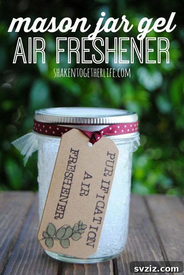 10 Genius Ways to Make Your Home Smell Irresistible 3 Mason Jar Gel Air Freshener - DIY Home Fragrance