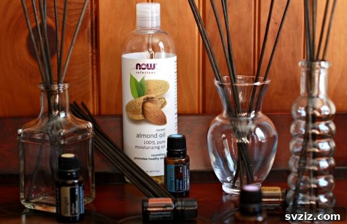 10 Genius Ways to Make Your Home Smell Irresistible 4 DIY Reed Diffusers - Essential Oil Home Scents