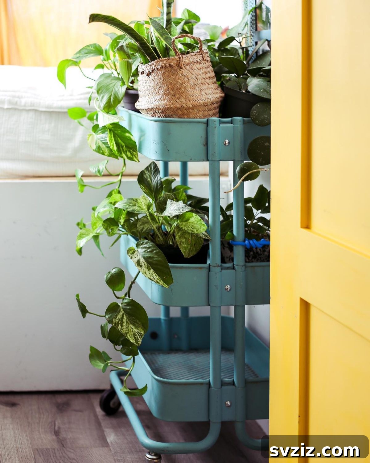 Ingenious Storage Hacks from Tiny Homes 15 Rolling Cart Storage in Tiny Home