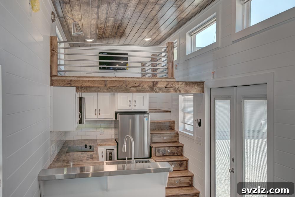 Ingenious Storage Hacks from Tiny Homes 17 Step Drawers in Tiny Home