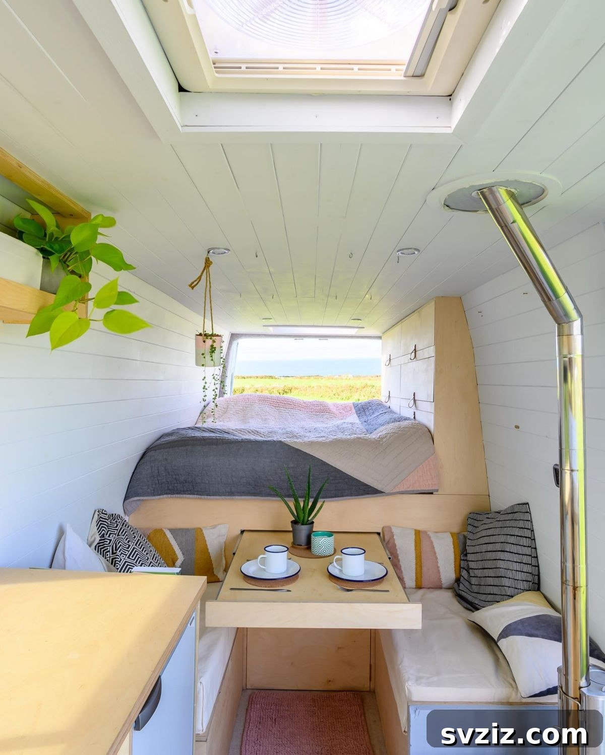 Ingenious Storage Hacks from Tiny Homes 20 Pull Out Table in Tiny Home