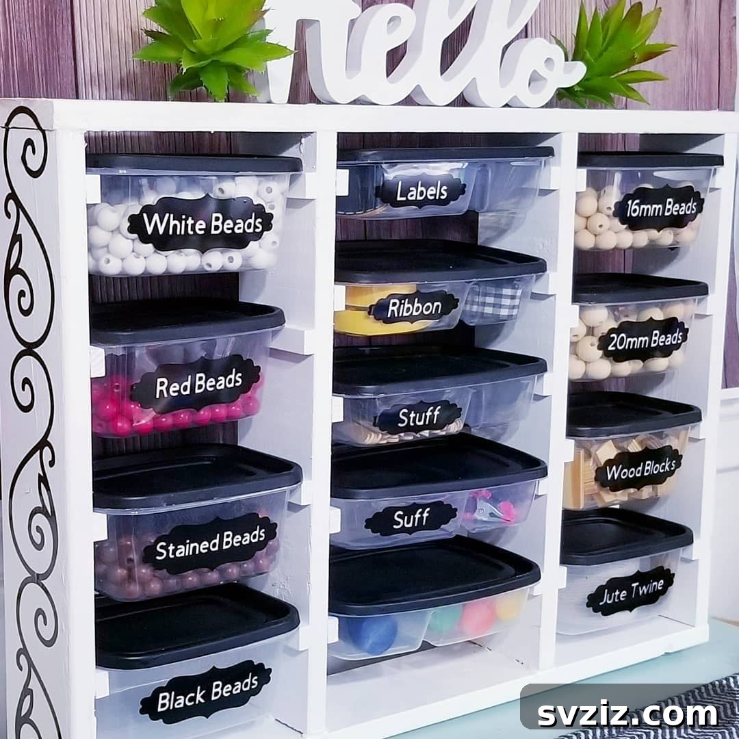 31 Dollar Store DIY Craft Room Organization Hacks 23 img 26553 22