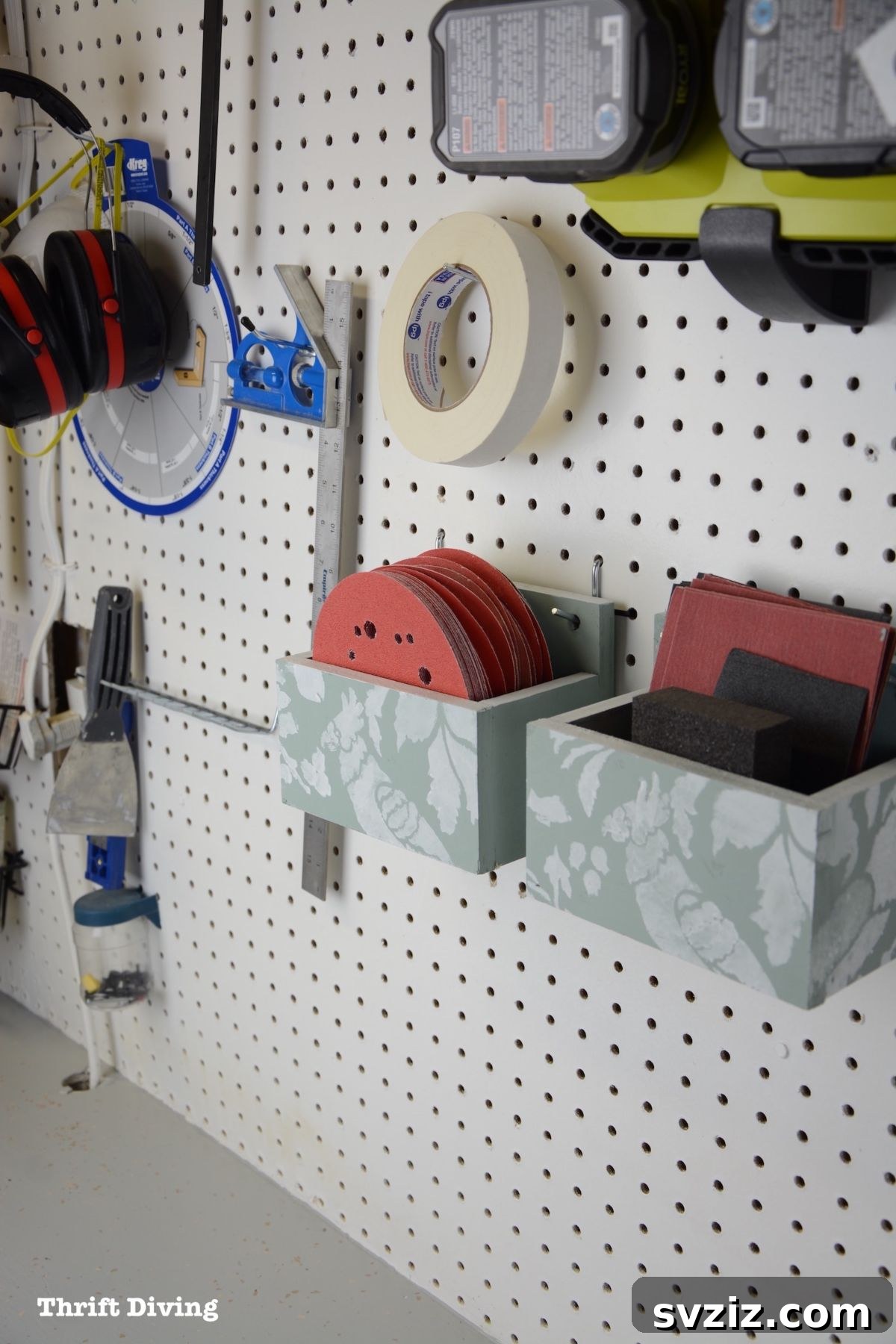 DIY Pegboard Organizers