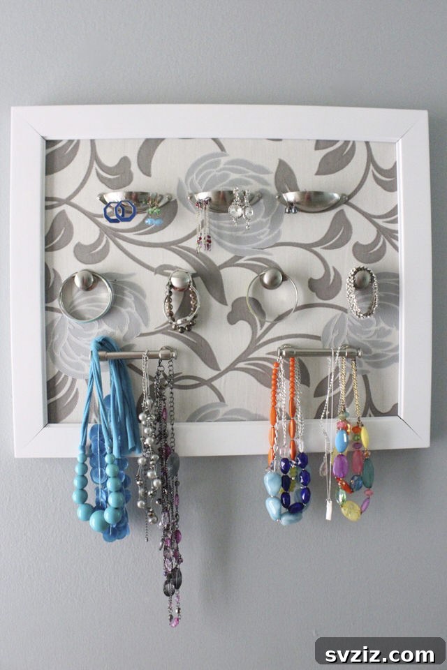 Wall Mounted Jewelry Organizer