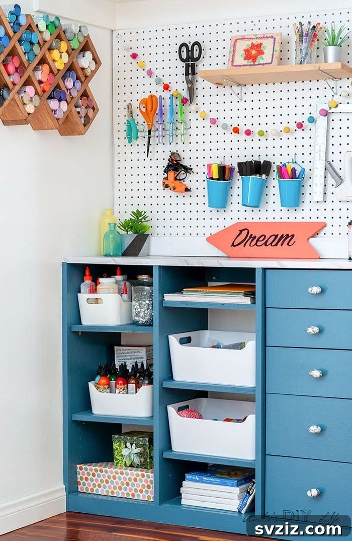 Craft Closet Organizer