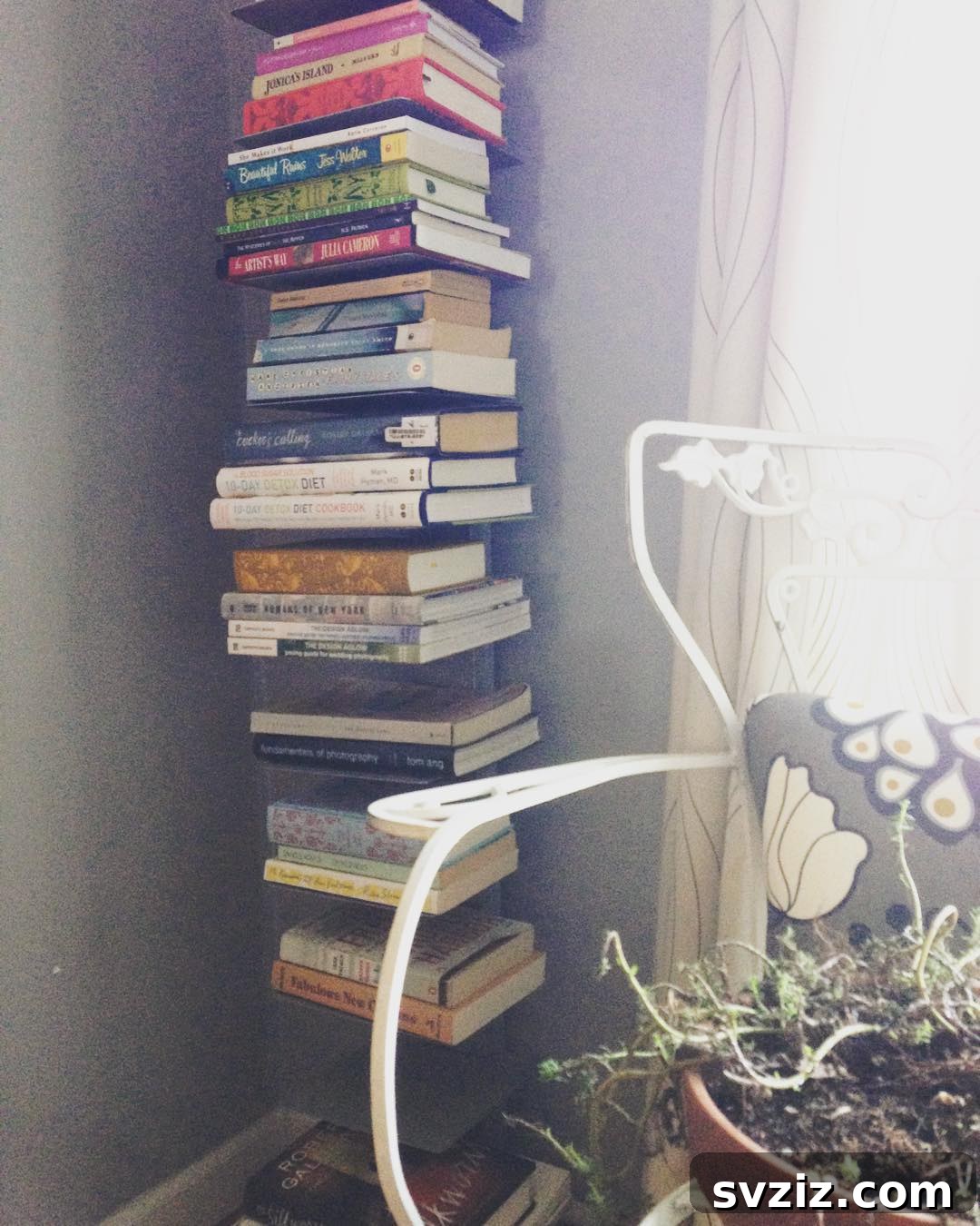 31 Genius Vertical Storage Hacks 30 Tall, narrow vertical bookcase for compact book storage