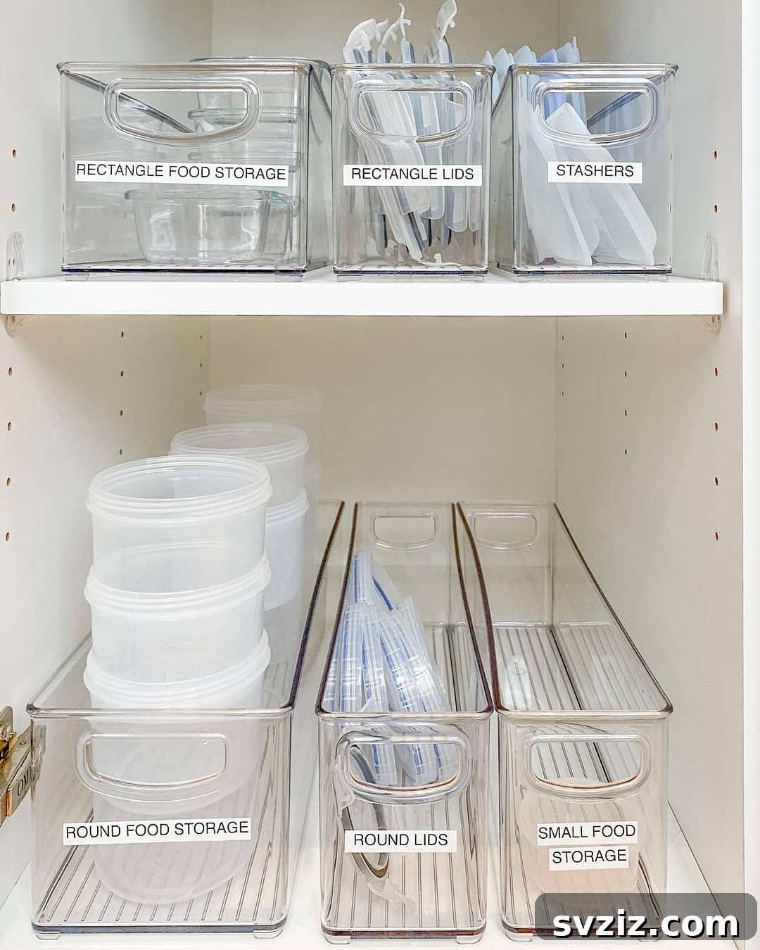 labeld bins