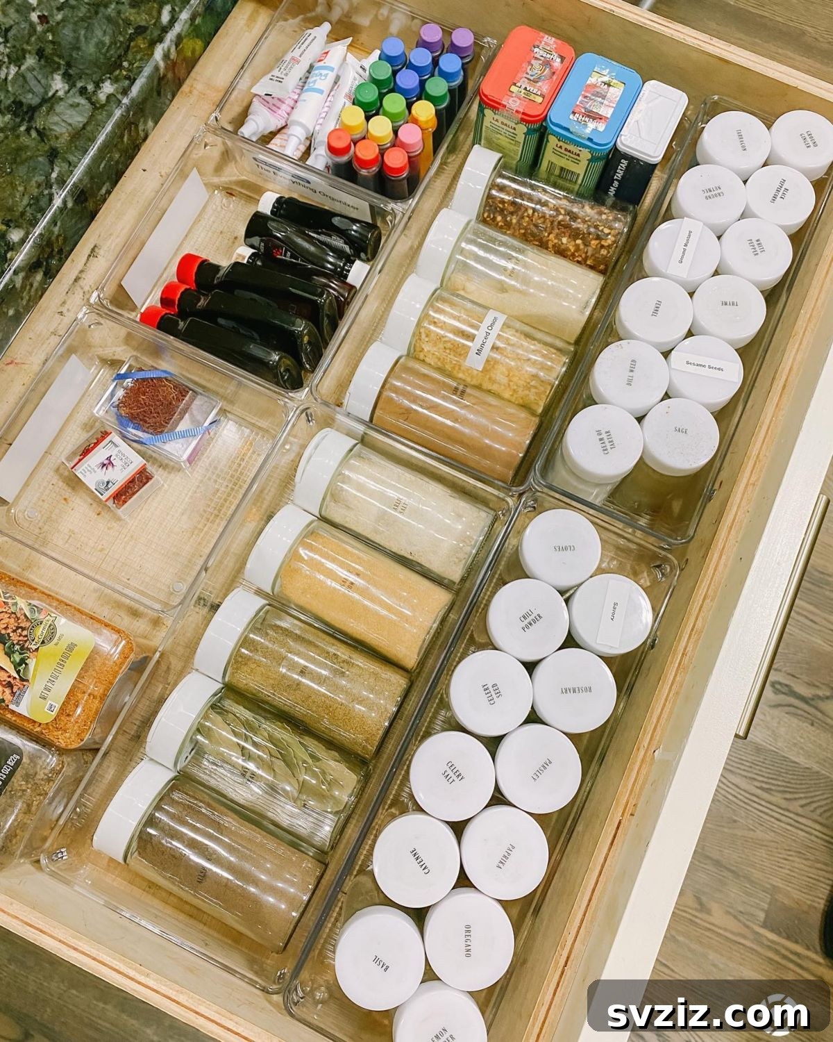 Spice Rack Container Drawer