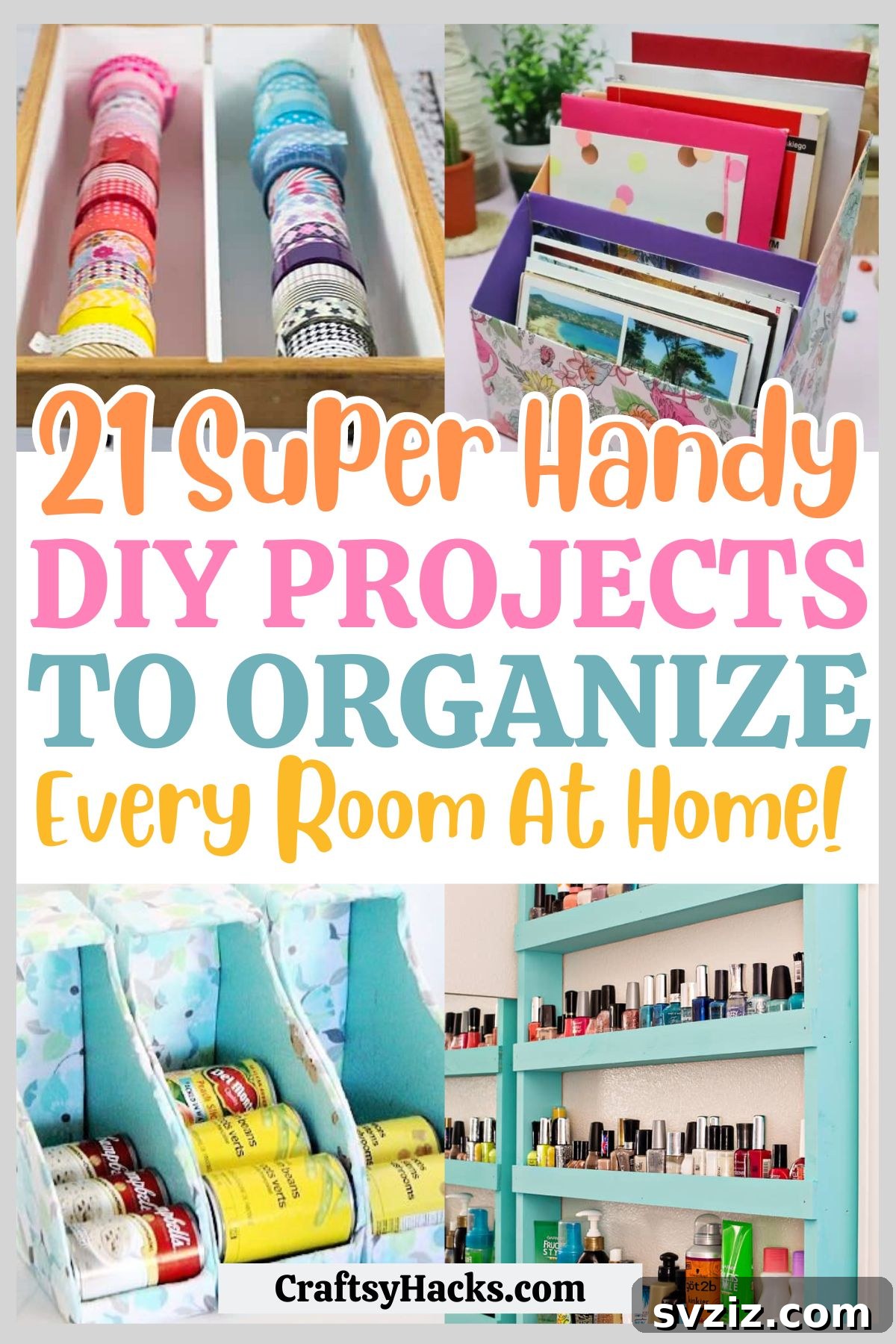 Design Your Organized Oasis: Stylish DIY Projects 2 DIY Projects to organize home