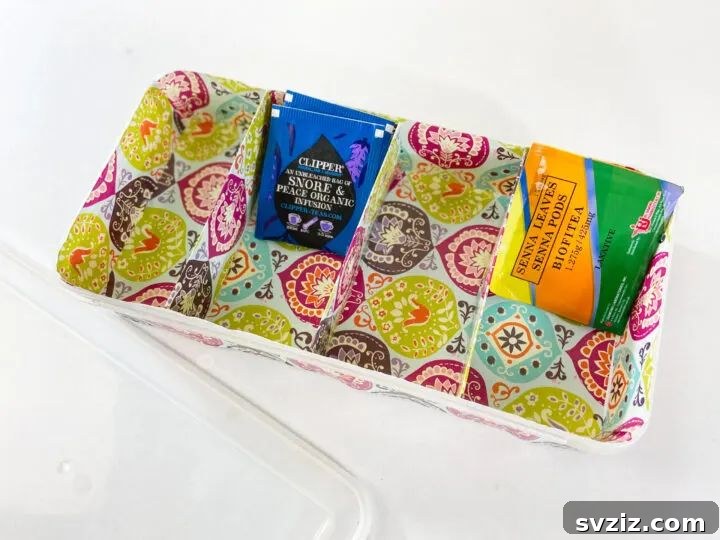 Design Your Organized Oasis: Stylish DIY Projects 5 DIY Tea Organizer