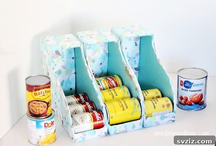 Design Your Organized Oasis: Stylish DIY Projects 6 DIY Can Organizer for Pantry