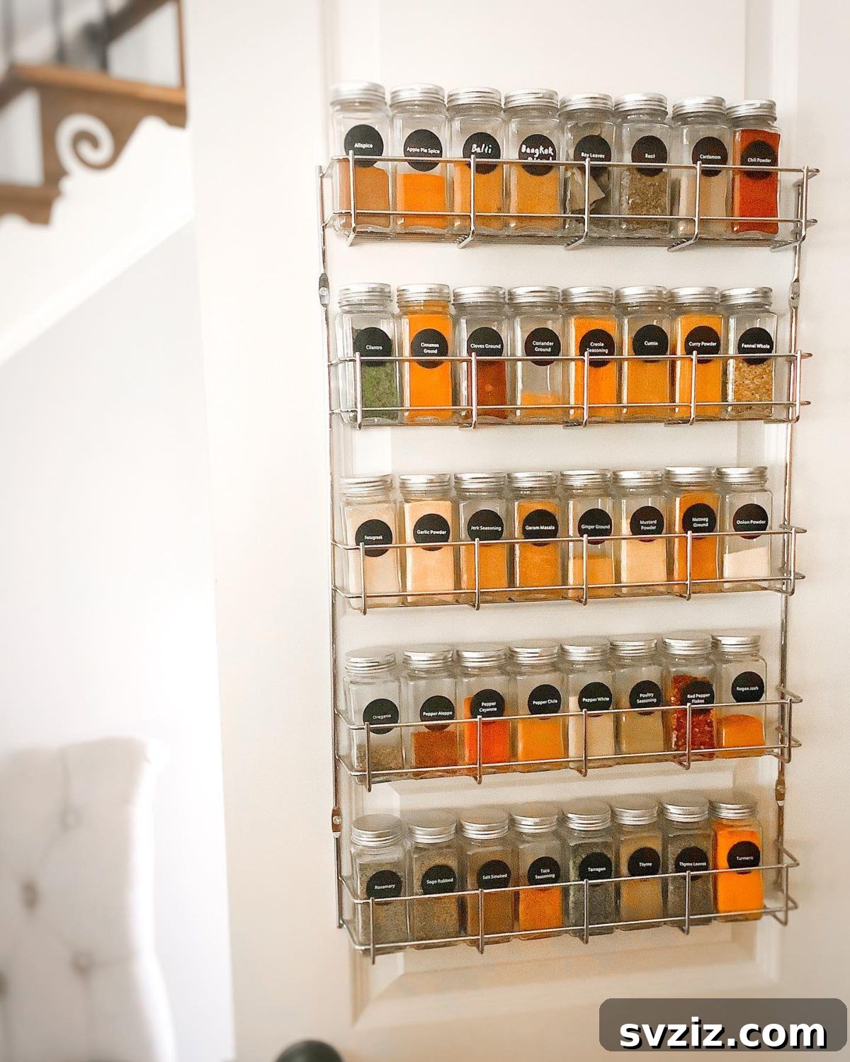 Design Your Organized Oasis: Stylish DIY Projects 8 Spice Rack Organizer