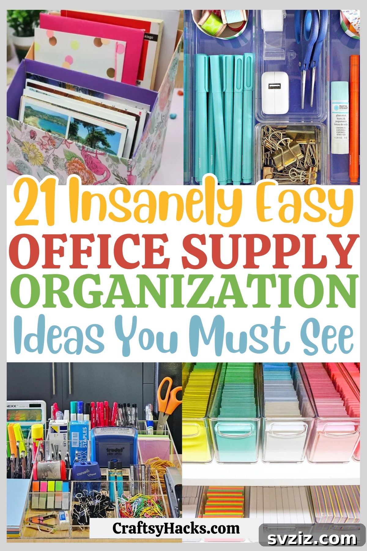 21 Genius Office Supply Organization Solutions 2 Office Supply Organization Ideas