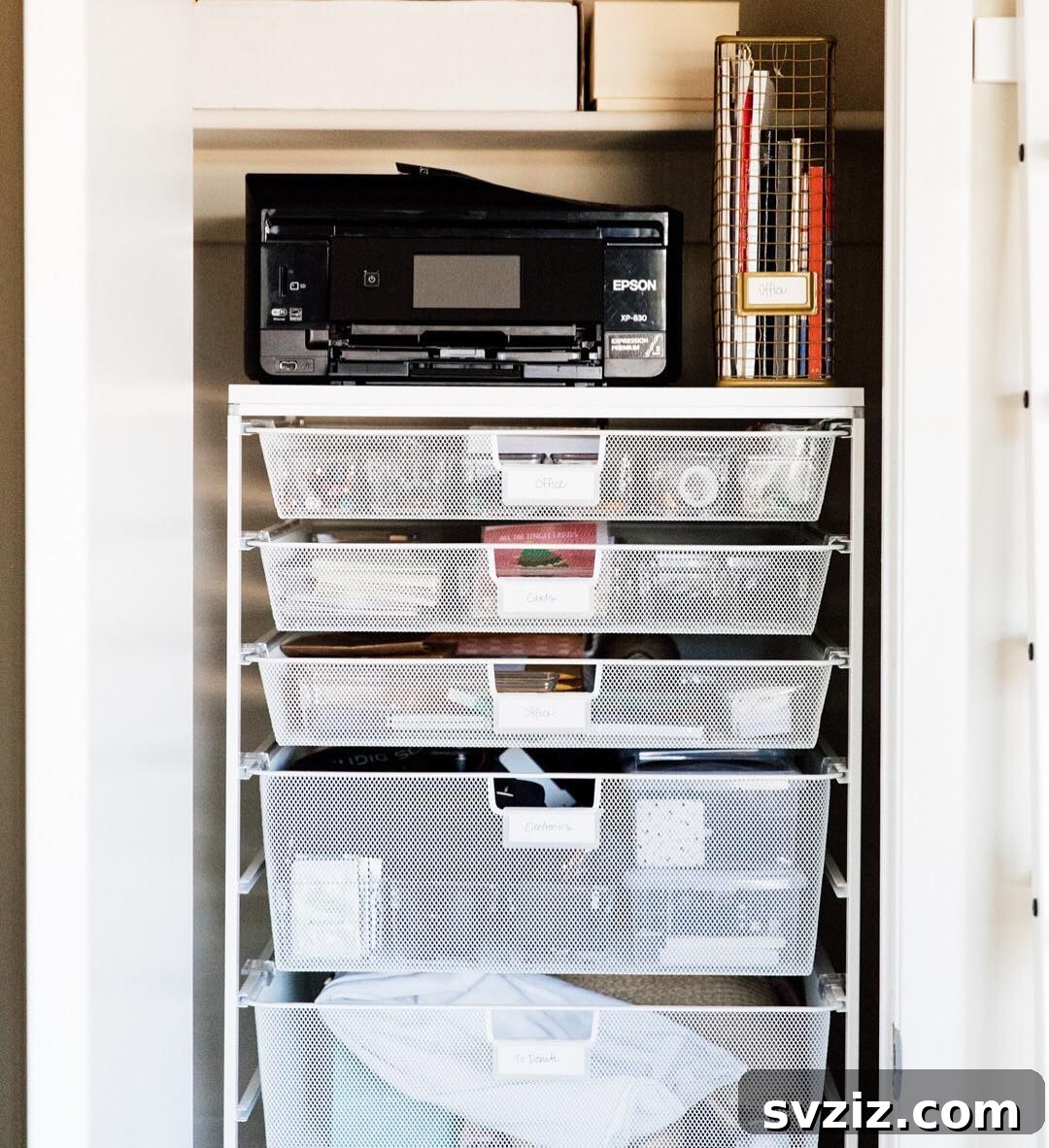 21 Genius Office Supply Organization Solutions 11 Mesh Drawer Closet