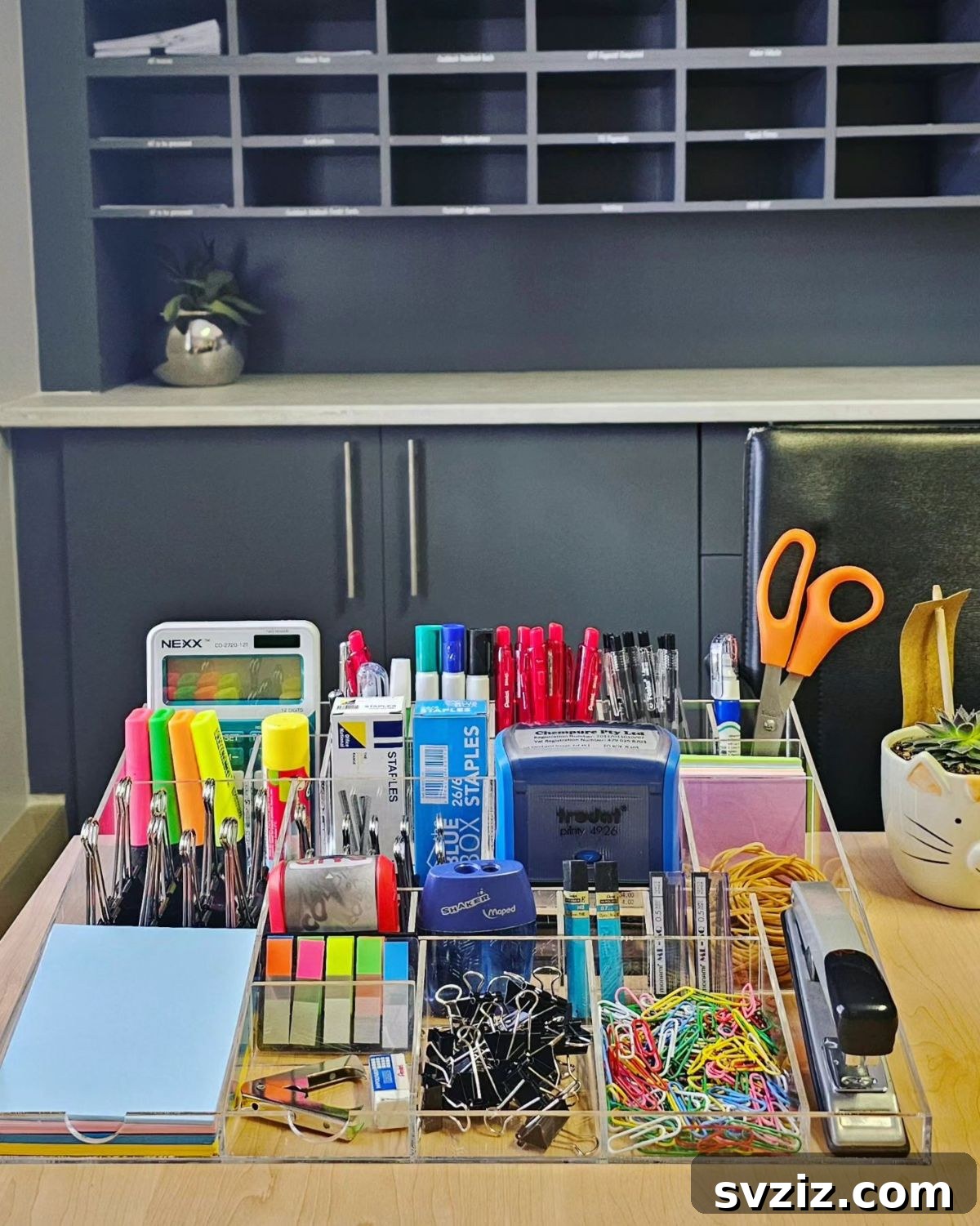 21 Genius Office Supply Organization Solutions 14 stationary desk organizer