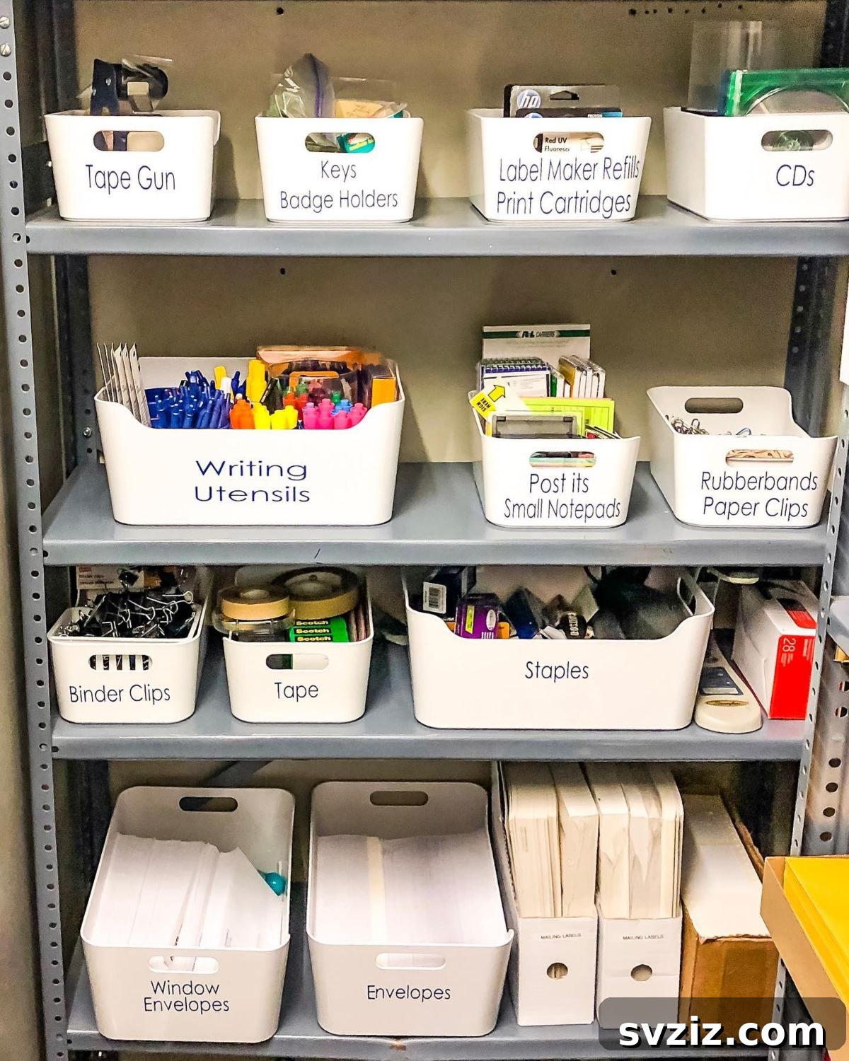 21 Genius Office Supply Organization Solutions 15 IKEA Bins