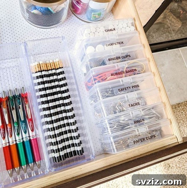 21 Genius Office Supply Organization Solutions 20 Q-tip holders for small items