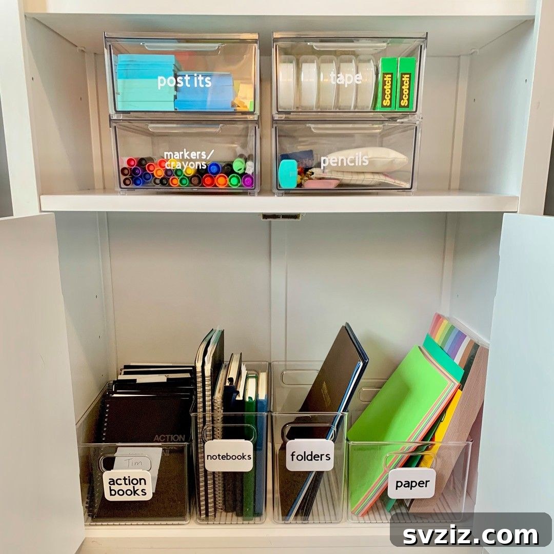 21 Genius Office Supply Organization Solutions 21 acrylic drawers