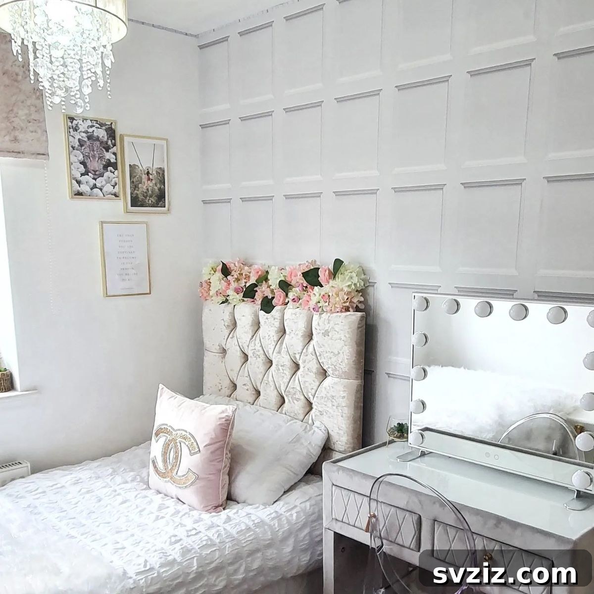 Choose Wallpaper that makes the room look larger
