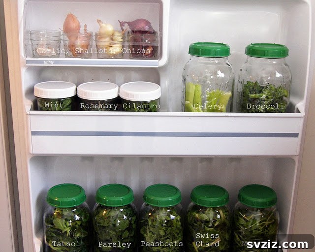 18 Smart Fridge Organization Secrets 3 Fresh Produce Storage in Glass Jars