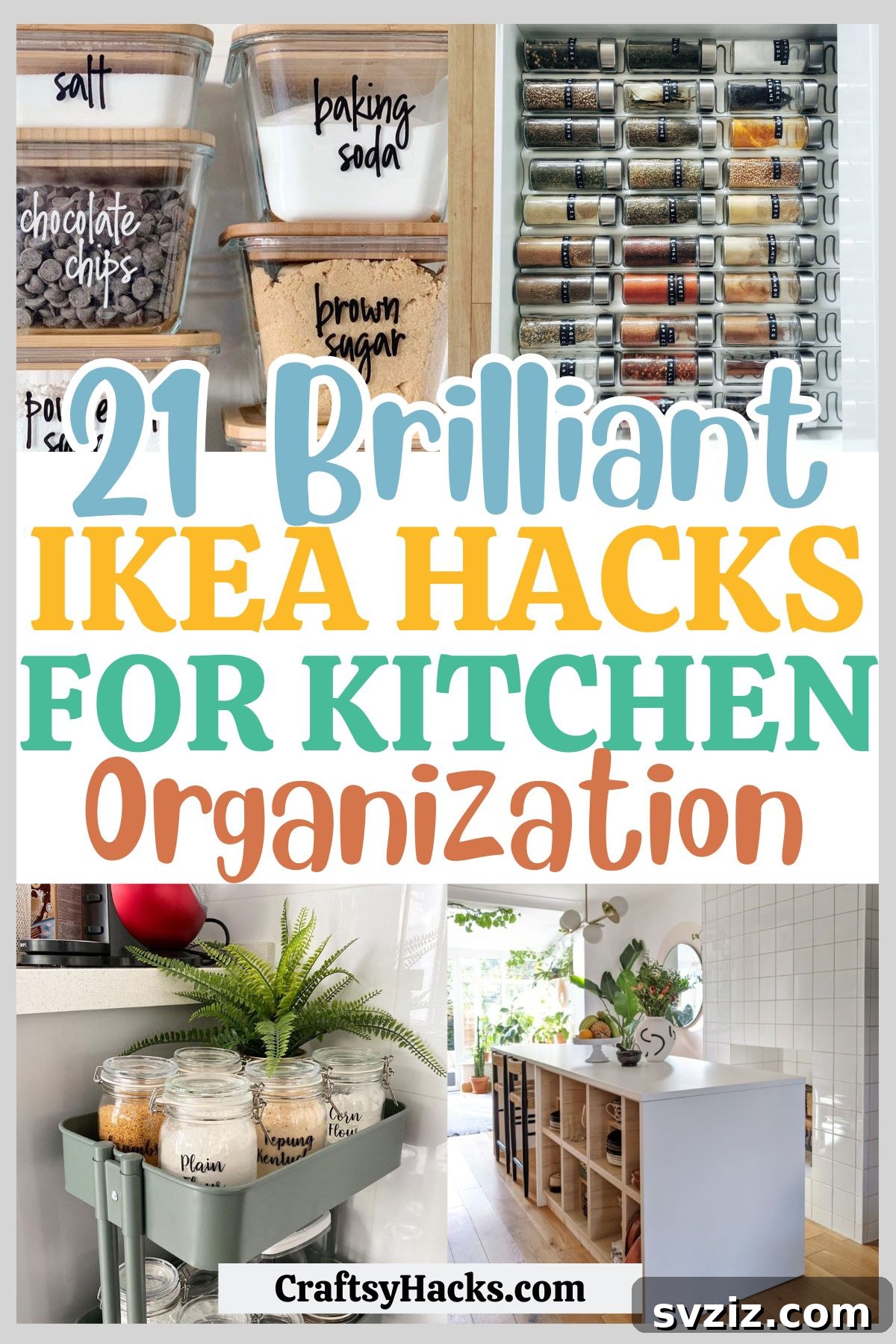 Brilliant IKEA Kitchen Storage Solutions 2 Transform your cluttered kitchen with these brilliant IKEA kitchen hacks and storage and organization solutions! Discover creative IKEA kitchen organization tips to maximize your space and keep everything in order.