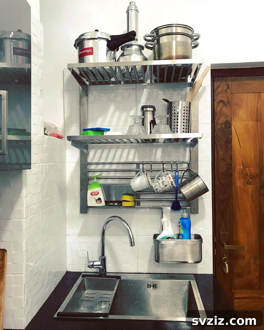 Brilliant IKEA Kitchen Storage Solutions 15 IKEA Kungsfors suspension rail and shelf for efficient kitchen storage