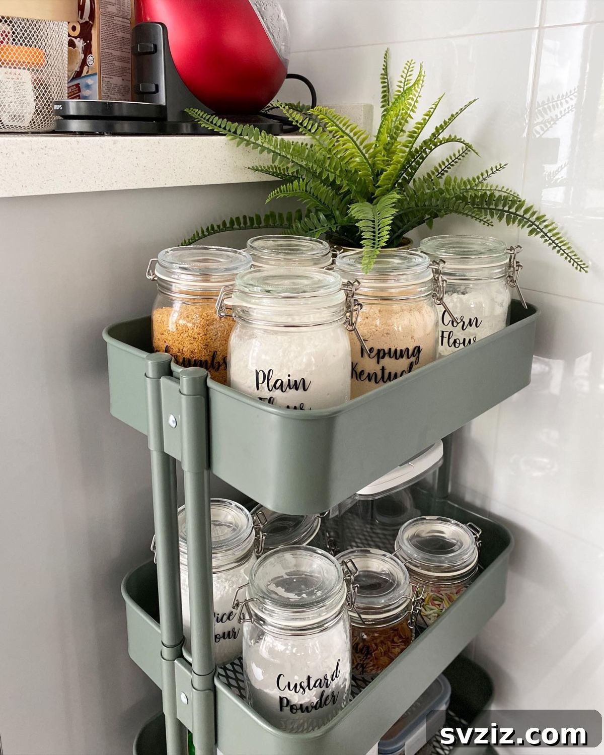 Brilliant IKEA Kitchen Storage Solutions 17 IKEA Råskog utility cart used for kitchen storage and organization