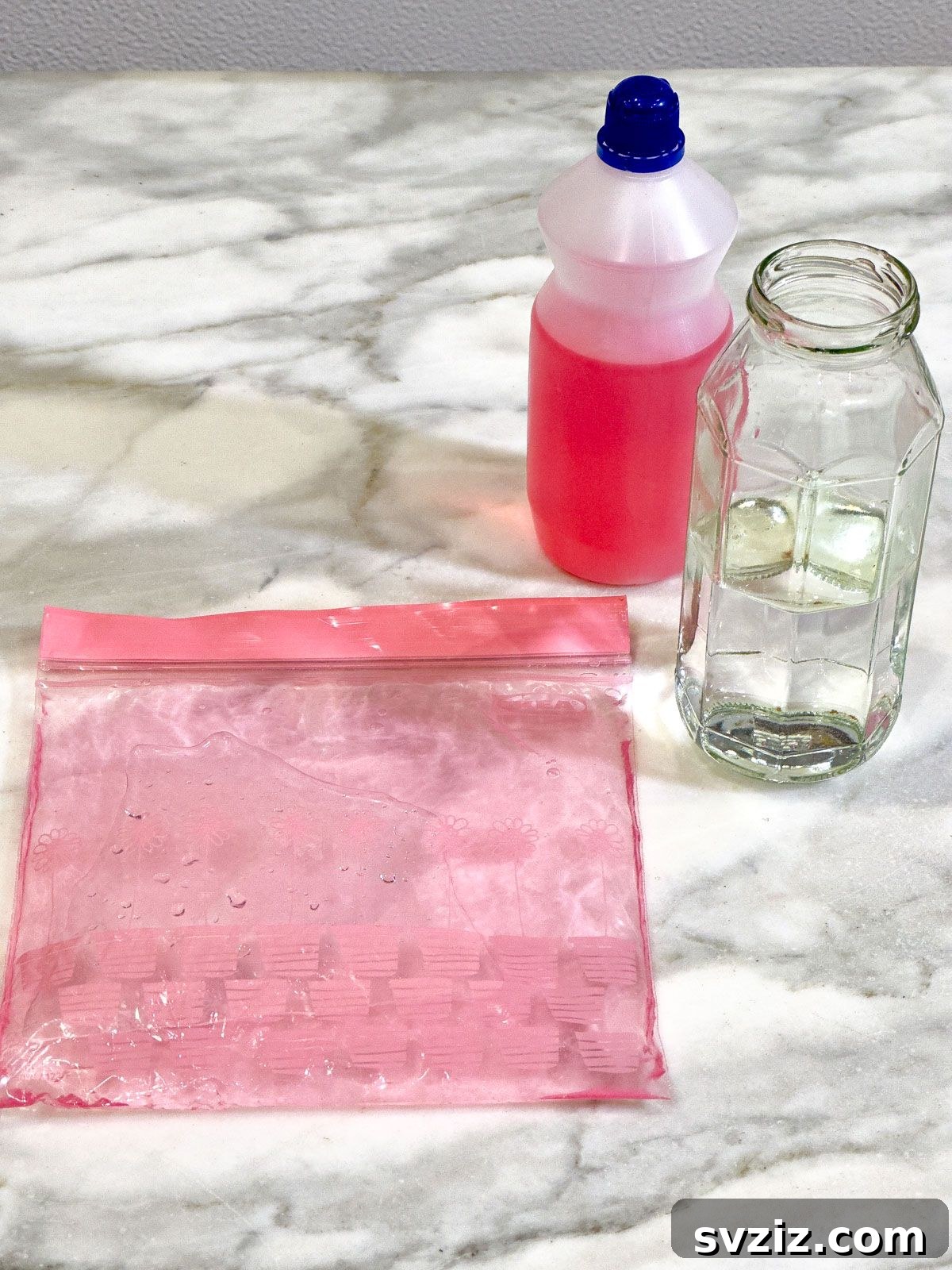 Create an Ice Pack with: 1 Part of Alcohol, 3 Parts of Water